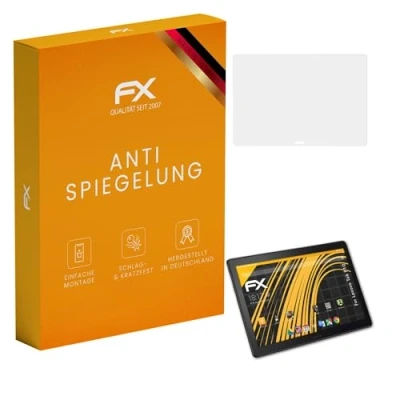 Abbildung von atFoliX Panzerfolie kompatibel mit Lenovo Tab P10 Schutzfolie, entspiegelnde und stoßdämpfende FX Folie (2X)