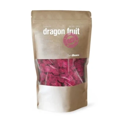 Abbildung von GymBeam Gefriergetrocknete Drachenfrucht Früchte ohne Zusatzstoffe, Zuckerzusatz, perfekt knusprig, ideal für Snacks, Porridge, Joghurts, Smoothies, 100 g