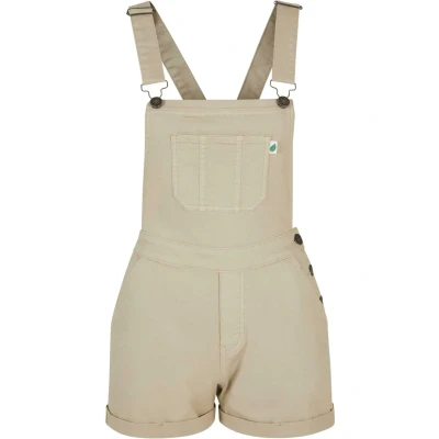 Abbildung von Urban Classics Latzhose, Damen, Größe: XL, Offwhite raw