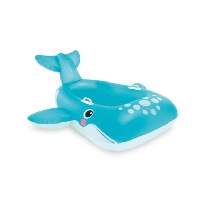 Abbildung von Intex Aufblasbare Schwimmfigur Wasser Spielzeug Ride On Wal Blue Whale 168cm x 140cm ab 3 Jahren
