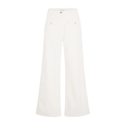 Abbildung von Morgan Flared Jeans, Damen, Größe: 34, Blanc