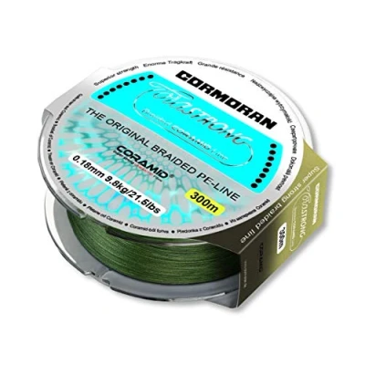 Abbildung von Cormoran Corastrong green 0.20mm 11,2kg 300m Geflochtene Schnur
