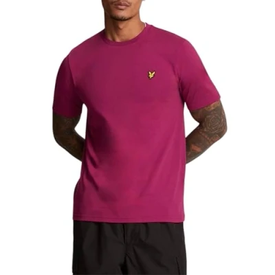 Abbildung von Lyle &amp; Scott Tshirt basic, Herren, Größe: Small, Rich burgundy