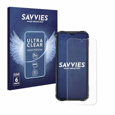 Abbildung von Savvies 6 Stück Schutzfolie für Oukitel WP33 Pro Displayschutz Folie Ultra Transparent