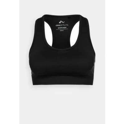 Abbildung von ONLY Play Onpdaisy SEAM Sportbh mit mittlerer Stützkraft, Damen, Größe: Large, Black