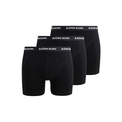 Abbildung von Björn Borg Shadeline Sammy Shorts 3 PACK Panties, Herren, Größe: XXL, Black beauty