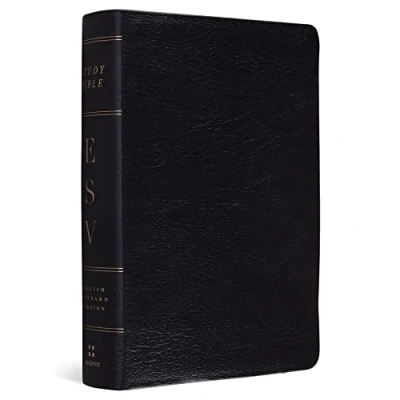 Abbildung von Study Bible ESV Personal Size: English Standard Version Size Genuine Leather Black
