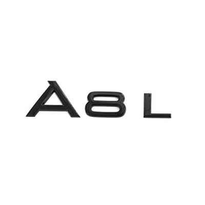 Abbildung von Audi 4N0071803A Schriftzug A8L schwarz Tuning Exclusive Black Edition Emblem