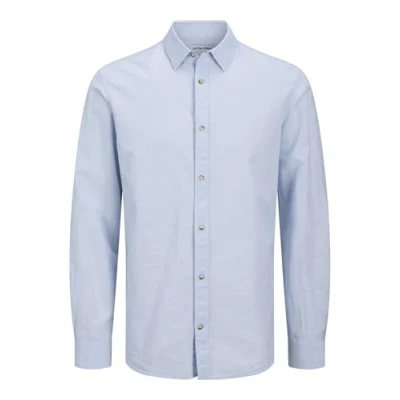 Abbildung von Jack &amp; Jones Comfort FIT Hemd, Herren, Größe: XL, Chambray blue