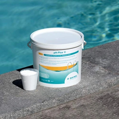 Abbildung von BAYROL pH Plus 12kg Heber Granulat für Pool Wert Schnelle Anhebung des Werts enthält Dosierbecher im erhöhen