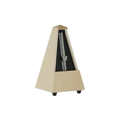Abbildung von Wittner Metronom 817A Holzgehäuse mit Glocke Taktell Pyramidenform Ahorn natur matt