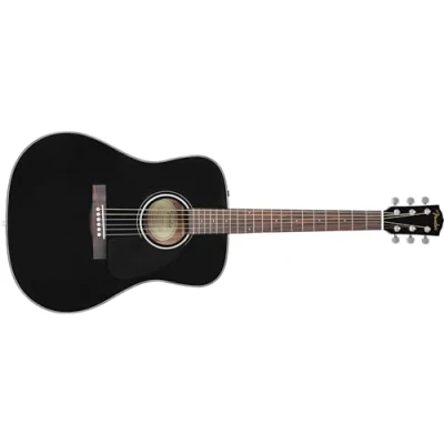 Abbildung von Fender CD 60 Dreadnought V3 DS Akustikgitarre, Walnussgriffbrett, Schwarz