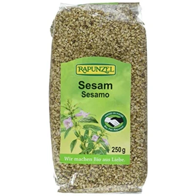 Abbildung von Rapunzel Sesam ungeschält HIH, demeter, 2er Pack (2 x 250 g) Bio