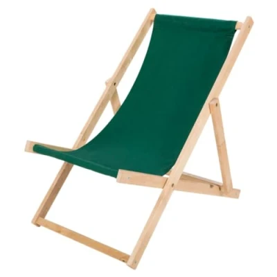 Abbildung von IMPWOOD Liegestuhl grün, Strandstuhl aus Holz,bis 100 kg, klappbar,Liege Buchenholz,Holzklappstuhl,Strandliege,Klappliege für Strand,Holz