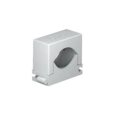 Abbildung von OBO Bettermann 2250306 Polyamid Klemmen, lichtgrau, 18 30 mm, Box mit 25 Stück&#039;