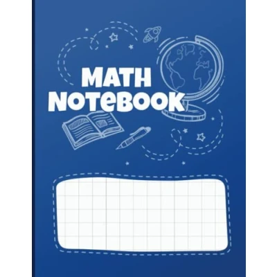 Abbildung von Math Graph Paper Notebook 1/2 Inch Squares Quad Ruled Grid Paper: Large graphing Composition 8.5x11 For Math, ... Elementary School Cover Themed .....