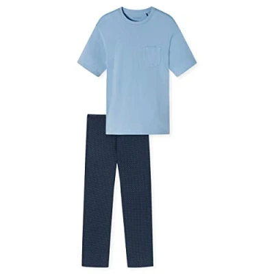 Abbildung von Schiesser Essentials Nachtwäsche Set, Herren, Größe: 56, Air
