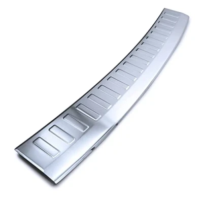 Abbildung von teileplus24 AL120 Ladekantenschutz Aluminium kompatibel mit VW Passat B7 3C Variant 2010 2014, Farbe:Silber