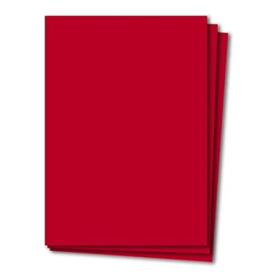 Abbildung von Glüxx Agent 150 Blatt Tonkarton DIN A4 Rot 240 g/m² Dicker Bastelkarton 21,0 x 29,7 cm Pappe zum basteln für Fotoalbum Menükarte Bedruckbar DIY kreativ Sein