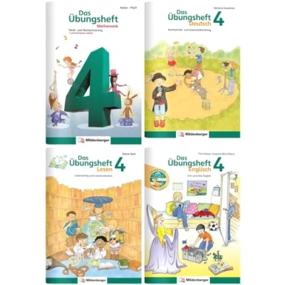 Abbildung von Sicher ins 5. Schuljahr Paket: Rechnen Schreiben Lesen Grammatik Englisch · Klasse 4: Wichtige Grundlagen des Stoffs der 4. wiederholen, um gut zu starten.