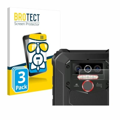 Abbildung von BROTECT Schutzglas für Oukitel WP5 (NUR Kameraschutz) (3 Stück) Schutzfolie Panzer Folie Glas [Extrem Kratzfest 9H, Anti Fingerprint,