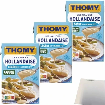 Abbildung von Thomy Les Sauce Hollandaise legere 3er Pack (3x250ml Packung) + usy Block