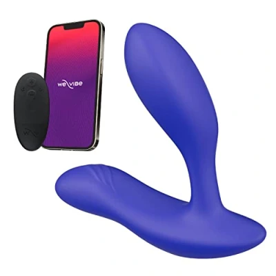 Abbildung von Vibro Analplug „Vector+“ mit Fernbedienung, kompatibel We Vibe App