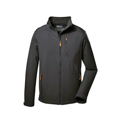 Abbildung von killtec Herren Softshelljacke/Outdoorjacke mit Stehkragen KOS 263 MN SFTSHLL JCKT, dunkelanthra, M, 41262 000