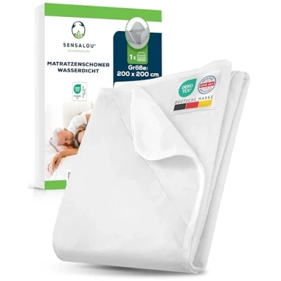Abbildung von Sensalou Matratzenschoner Wasserdicht 200 X Cm 1 St