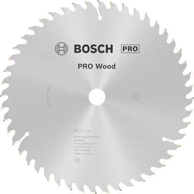 Abbildung von Bosch Accessories Professional Kreissägeblatt Optiline Wood (für Holz, 184 x 16 2,6 mm, 48 Zähne, Zubehör Kreissäge)