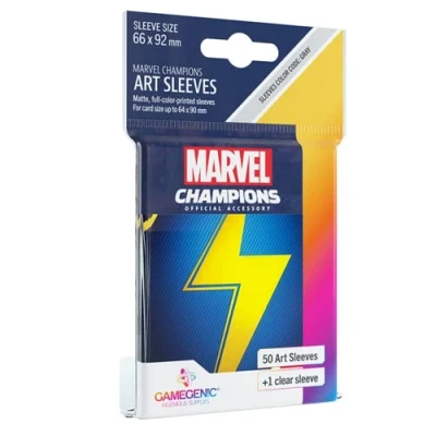 Abbildung von Gamegenic, Marvel Champions Sleeves Ms. Marvel, Sleeve color code: Gray