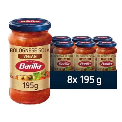 Abbildung von Barilla Pastasauce Bolognese vegan, 8er Pack (8 x 195 g)
