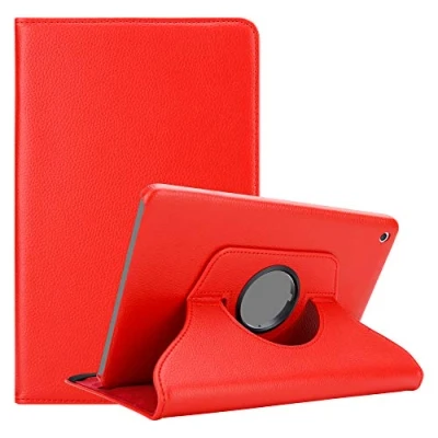 Abbildung von Cadorabo Hülle kompatibel mit Apple iPad Mini/Mini 2 / Mini 3 Tablethülle Auto Wake Up aus Premium Kunst Leder Flip Klappbare Stoßfeste Cover für Tasche in Rot