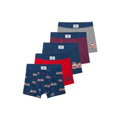 Abbildung von Vertbaudet 5ERPACK Feuerwehr Panties für Kinder, Größe: 152, Aquamarine