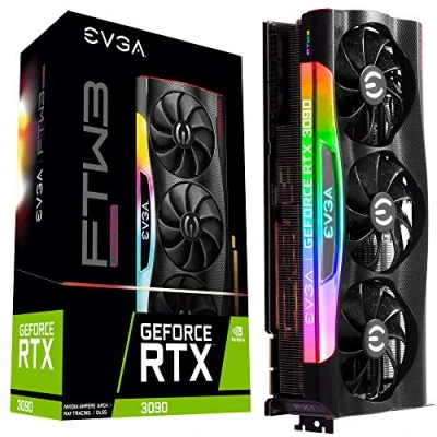 Abbildung von EVGA GeForce RTX 3090 FTW3 Ultra GAMING, 24G P5 3987 KR, 24GB GDDR6X, iCX3 Technology, ARGB LED, Metal Backplate