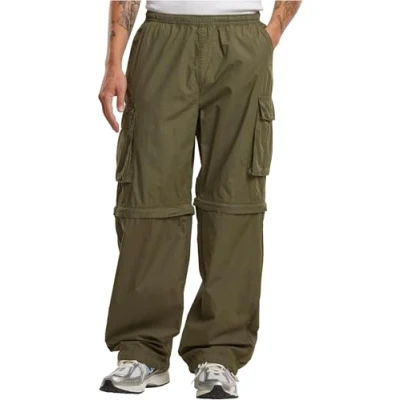 Abbildung von Urban Classics ZIP AWAY Cargohose, Herren, Größe: 4XL, Olive