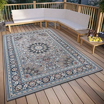 Abbildung von HANSE Home Teppich &quot;Kadi&quot;, rechteckig, In &amp; Outdoor, Teppich, Wetterfest, Balkon, Garten, Wohnzimmer, Orient