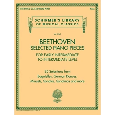 Abbildung von Beethoven Selected Piano Pieces for Early Intermediate to Level Players Schirmer Library: ... Library of Musical Classics Volume 2149