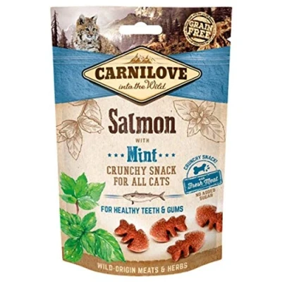 Abbildung von CARNILOVE Cat Crunchy Snack Salmon with Mint fresh meat 50g
