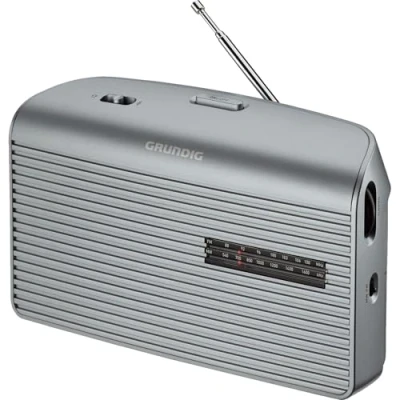 Abbildung von Grundig Music 60X G empfangsstarkes Radio, UKW, 2 Wellenbereiche zur Auswahl unzähliger Sender, Qualitäts Lautsprecher, Klangregler für individuelle Klangeinstellung, Automatische Loudness, Grau