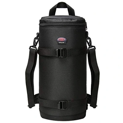 Abbildung von Objektivtasche für DSLR Kameraobjektiv (Canon, Nikon, Sony, Pentax, Olympus, Panasonic), XXXX Large