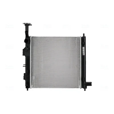 Abbildung von NISSENS 607192 Kühler, Motorkühlung Aluminium 410mm 425mm 16mm ohne Dichtung mit Kappe, Ausgleichsbehälter Kühlrippen gelötet