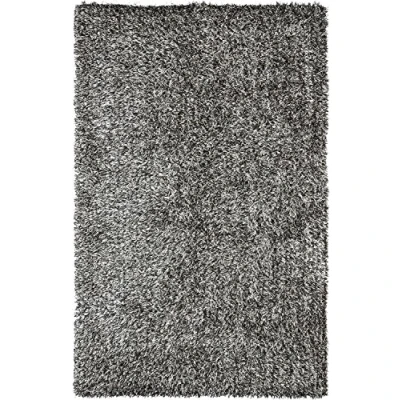 Abbildung von SAFAVIEH Zottelig Teppich für Wohnzimmer, Esszimmer, Schlafzimmer New Orleans Shag Collection, Hoher Flor, Platin und Elfenbein, 61 X 91 cm