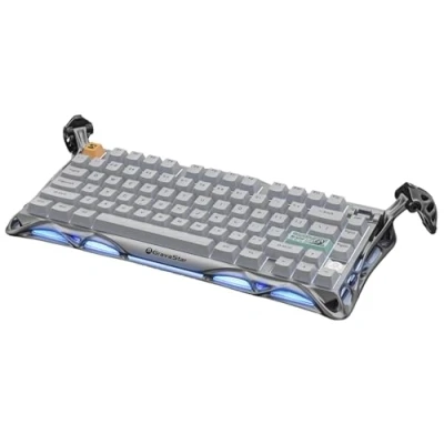 Abbildung von GravaStar Mercury K1 Pro Mechanische Gaming Tastatur BT5.0/2.4G/USB C, 75% Gasket Hot Swap fähiger Kabellos mit RGB Hintergrundbeleuchtung, für Win/Mac, QWERTY