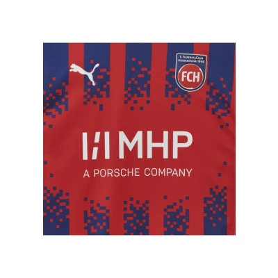 Abbildung von Puma FC Heidenheim Tshirt print, Herren, Größe: Medium, Red clyde royal
