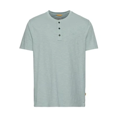 Abbildung von camel active Henley Tshirt basic, Herren, Größe: Small, Aqua green