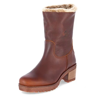 Abbildung von Panama Jack Damen Piola Halblange Stiefel, Lederfarben, 42 EU