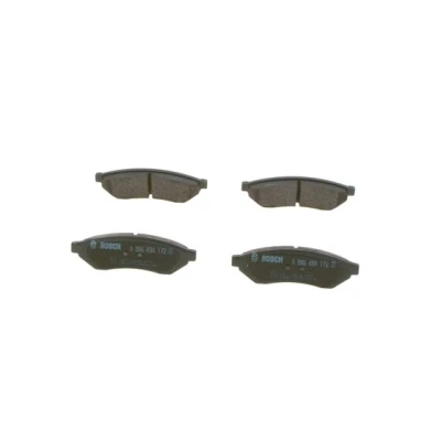 Abbildung von BOSCH 0 986 494 172 Bremsbelagsatz Low Metallic mit Anti Quietsch Blech, Montageanleitung CHEVROLET: Epica Limousine, Evanda Limousine