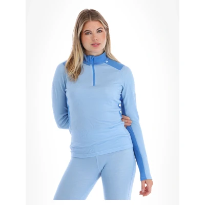 Abbildung von Helly Hansen Damen W Lifa Merino Midw 1/2 Zip, Helles Blau, XL