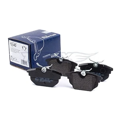 Abbildung von TOMEX brakes TX 12 43 Bremsbelagsatz Hinterachse FIAT: Coupe, Barchetta, Punto I Schrägheck, ALFA ROMEO: Spider, 155, 145, LANCIA: DELTA 2